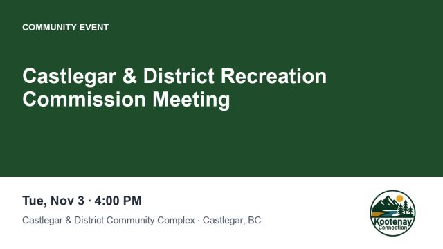 Castlegar & District Recreation Commission Meeting