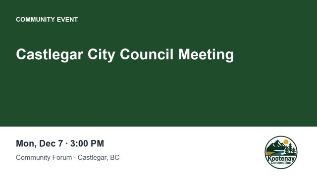 Castlegar City Council Meeting