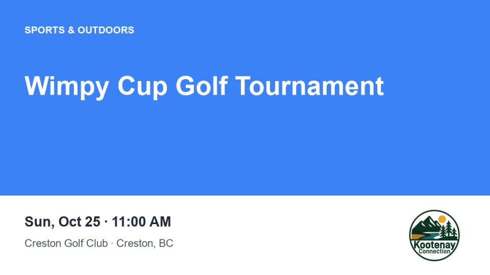 Wimpy Cup Golf Tournament
