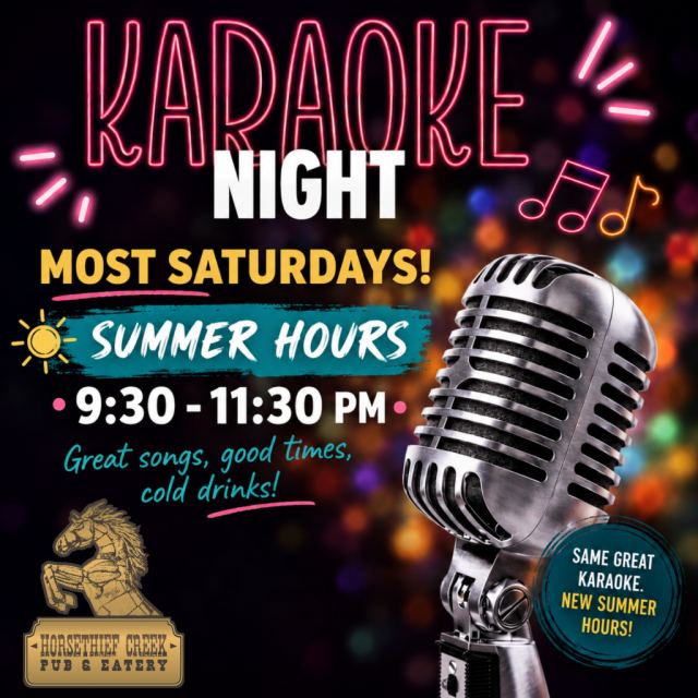 Saturday Karaoke at the Horsethief