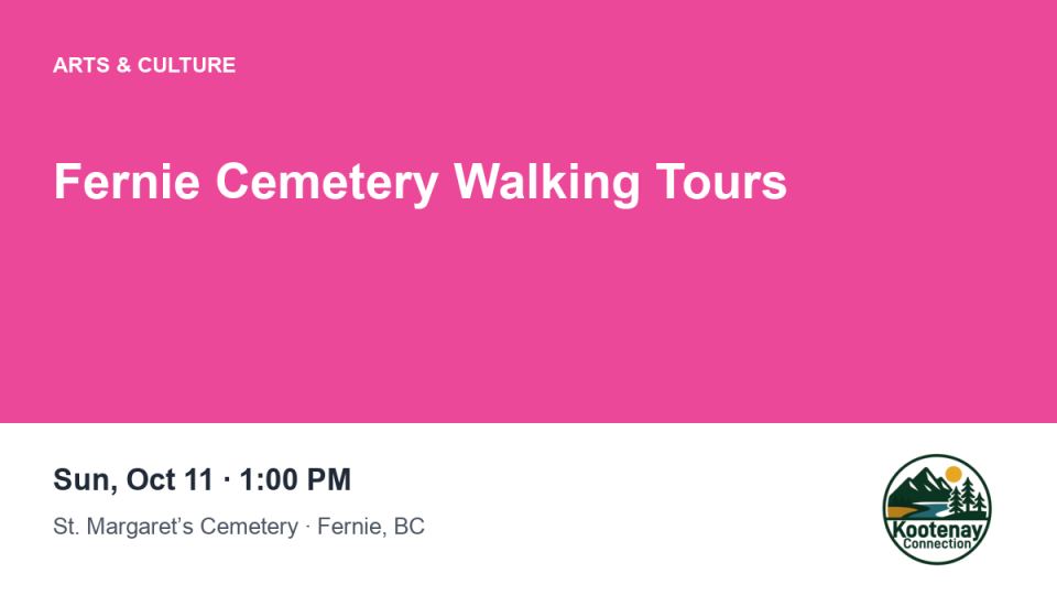 Fernie Cemetery Walking Tours