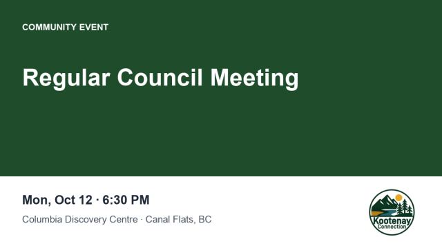 Regular Council Meeting