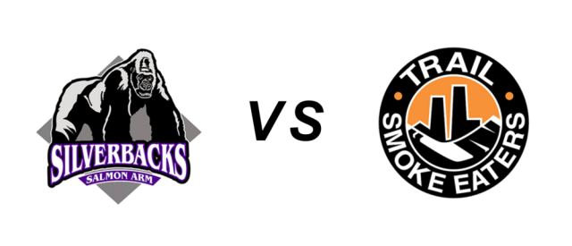 Salmon Arm Silverbacks at Trail Smoke Eaters