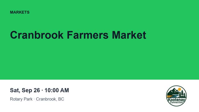 Cranbrook Farmers Market