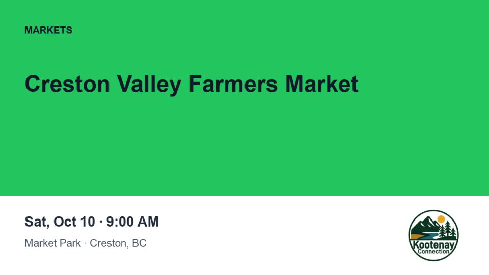Creston Valley Farmers Market