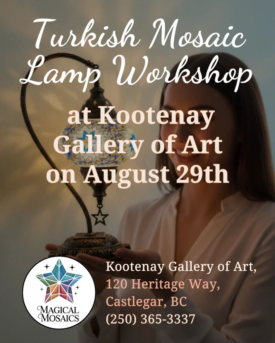 DIY Turkish Mosaic Lamp Workshop - 2 PM Session