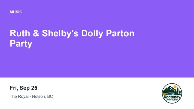 Ruth & Shelby's Dolly Parton Party