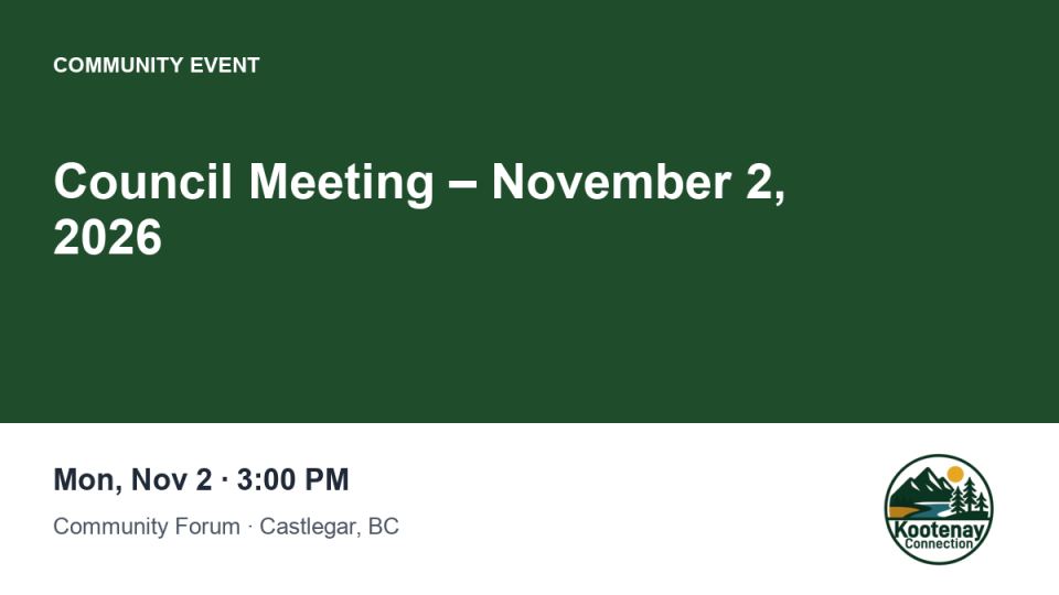 Council Meeting – November 2, 2026