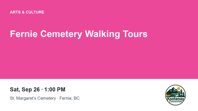 Fernie Cemetery Walking Tours