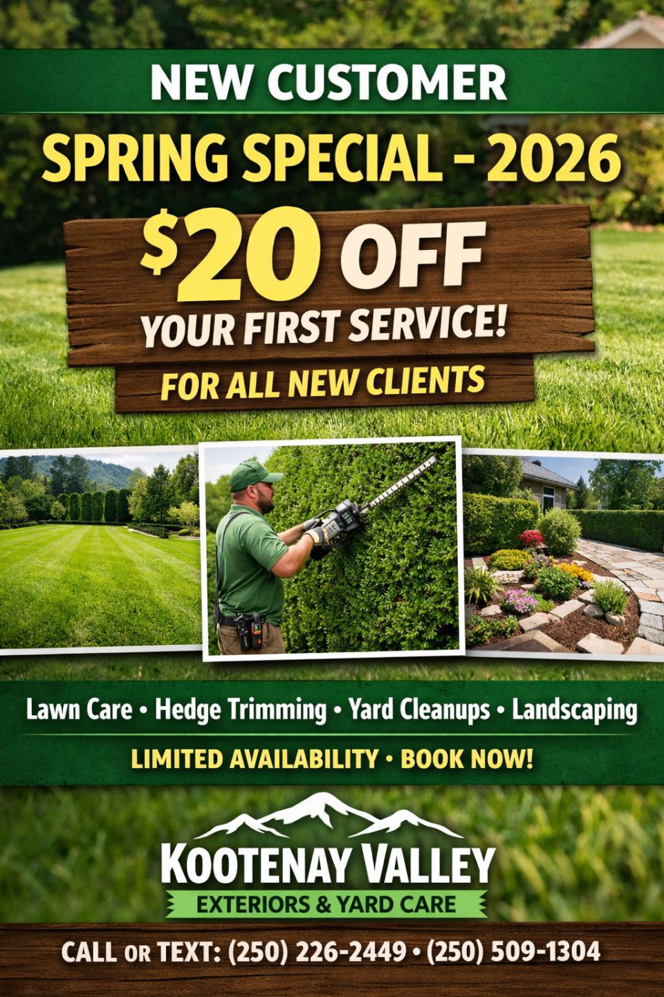 New Customer Spring Special – 2026