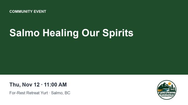 Salmo Healing Our Spirits