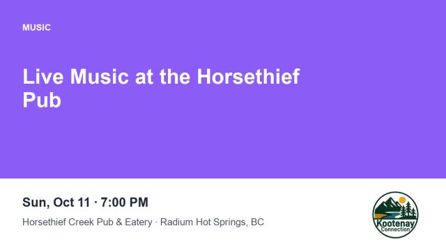 Live Music at the Horsethief Pub