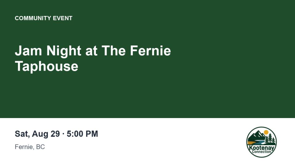 Jam Night at The Fernie Taphouse