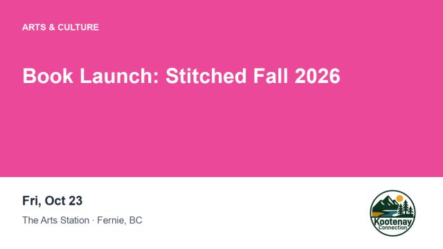 Book Launch: Stitched Fall 2026