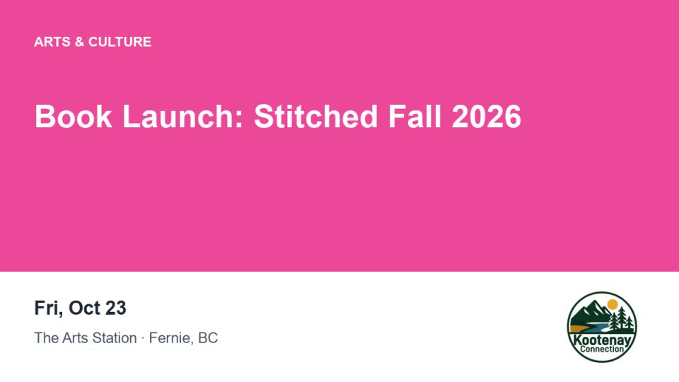 Book Launch: Stitched Fall 2026