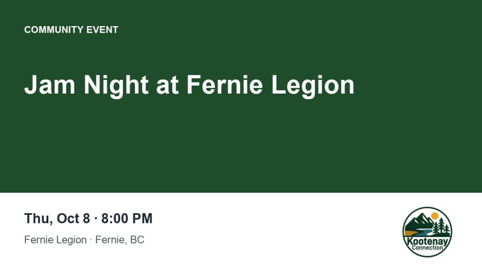 Jam Night at Fernie Legion
