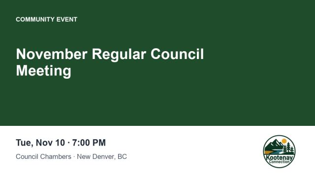 November Regular Council Meeting