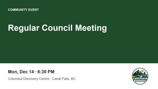 Regular Council Meeting