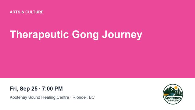 Therapeutic Gong Journey