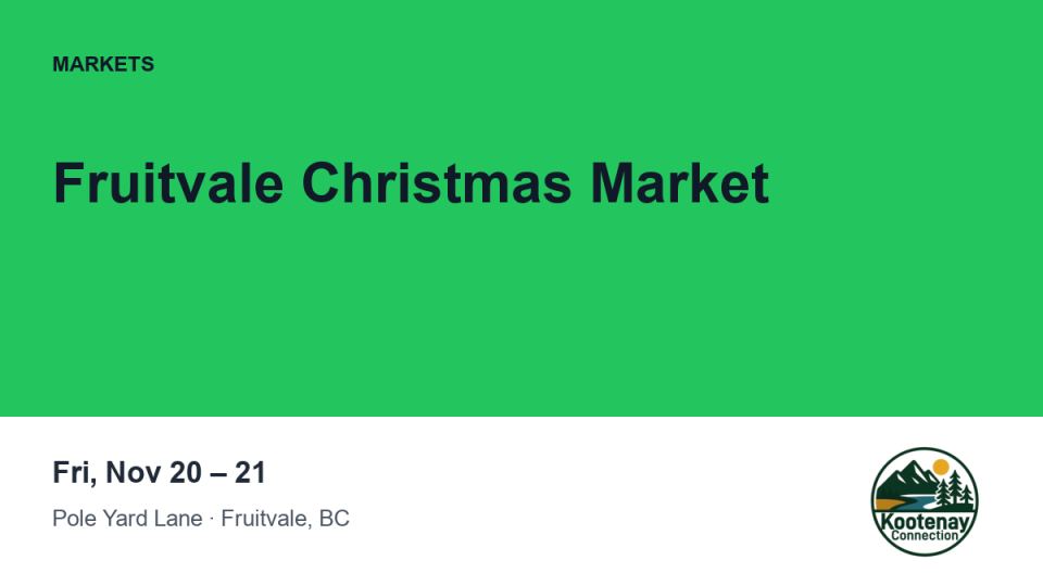 Fruitvale Christmas Market