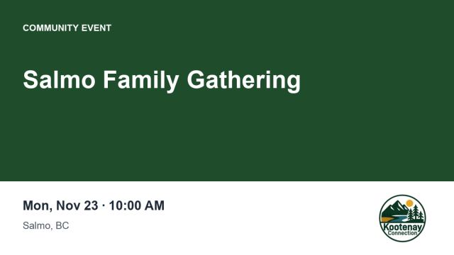 Salmo Family Gathering