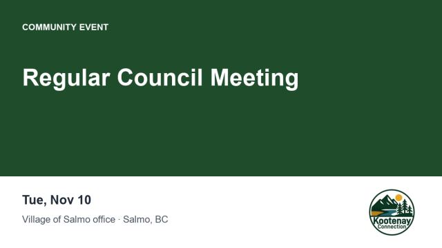 Regular Council Meeting