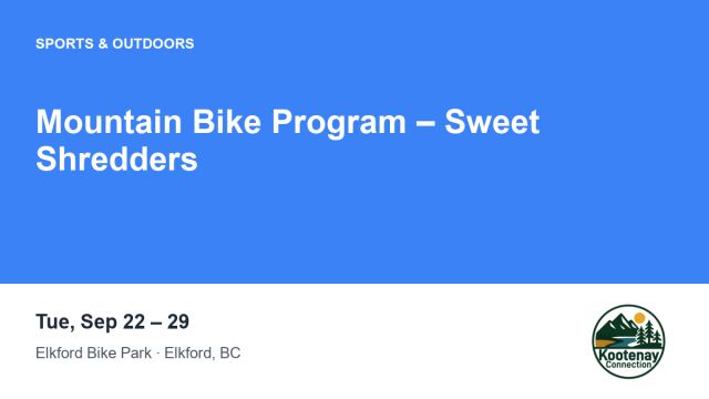 Mountain Bike Program – Sweet Shredders