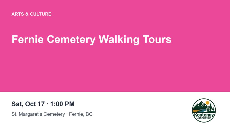 Fernie Cemetery Walking Tours
