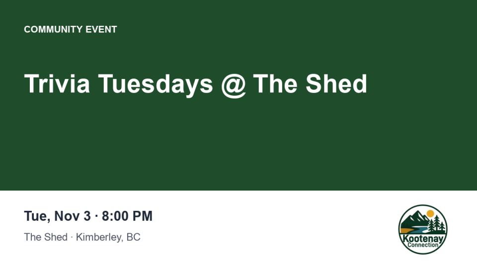 Trivia Tuesdays @ The Shed