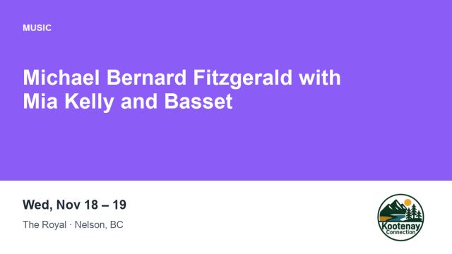 Michael Bernard Fitzgerald with Mia Kelly and Basset