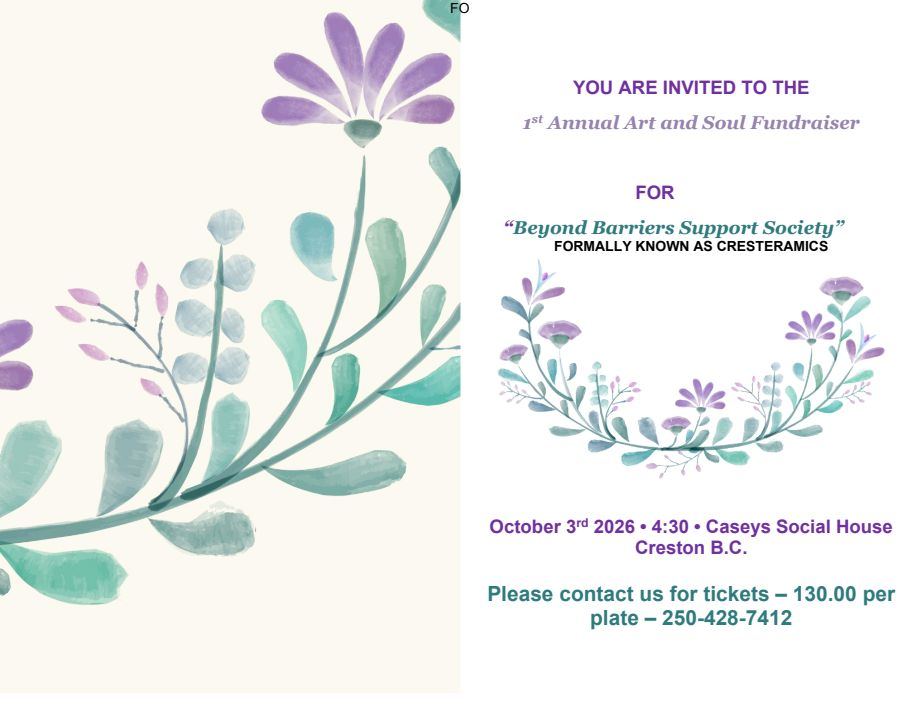 Art & Soul 1st Annual fundraiser for Beyond Barriers Support Society