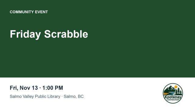 Friday Scrabble