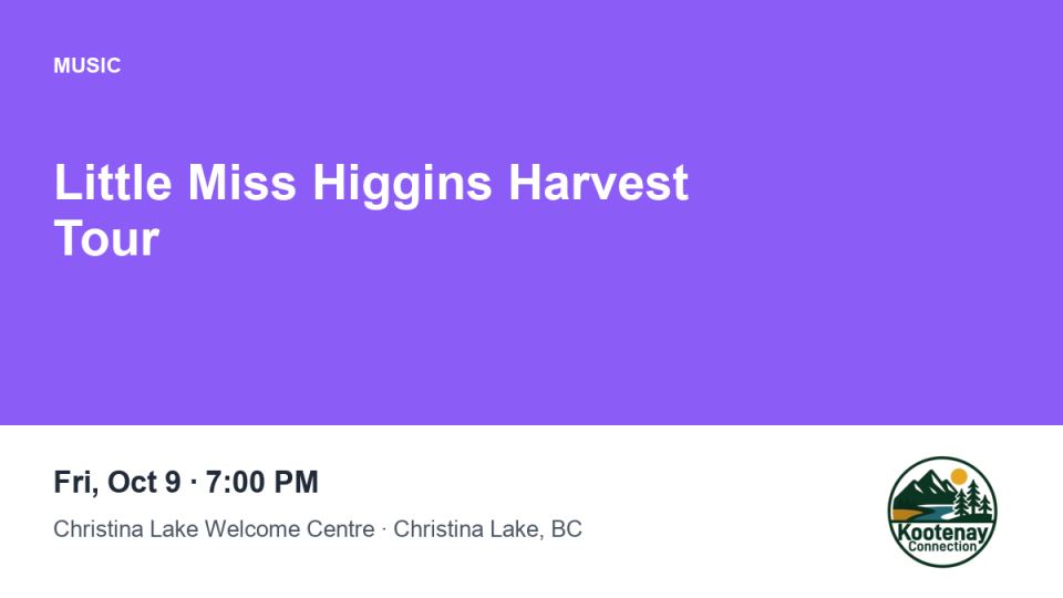 Little Miss Higgins Harvest Tour