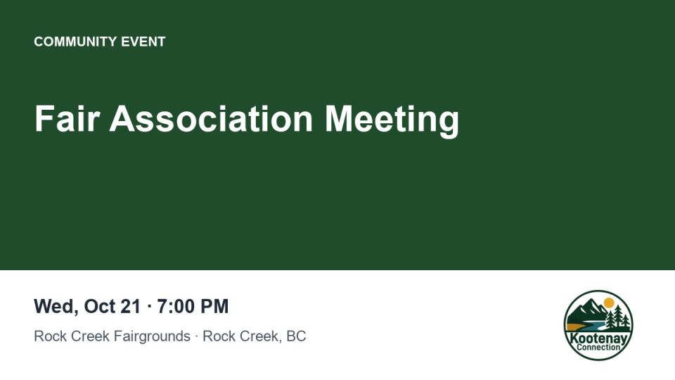 Fair Association Meeting