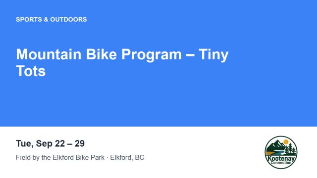 Mountain Bike Program – Tiny Tots