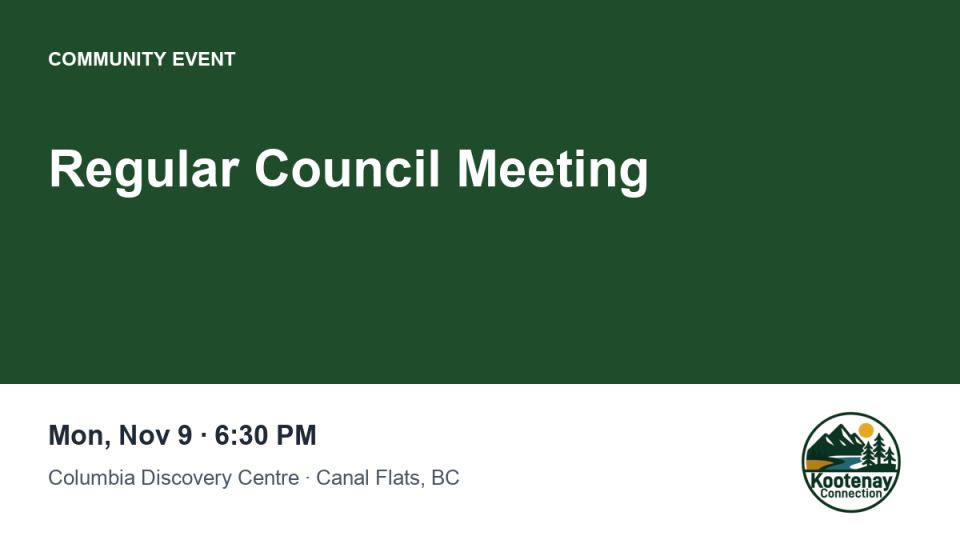 Regular Council Meeting