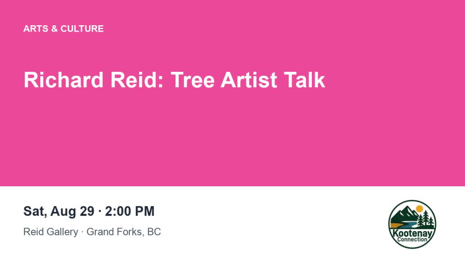 Richard Reid: Tree Artist Talk