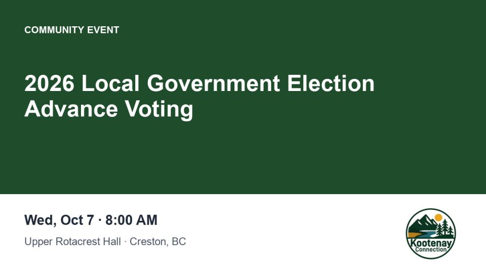 2026 Local Government Election Advance Voting