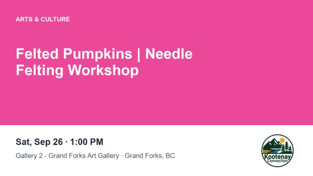 Felted Pumpkins | Needle Felting Workshop
