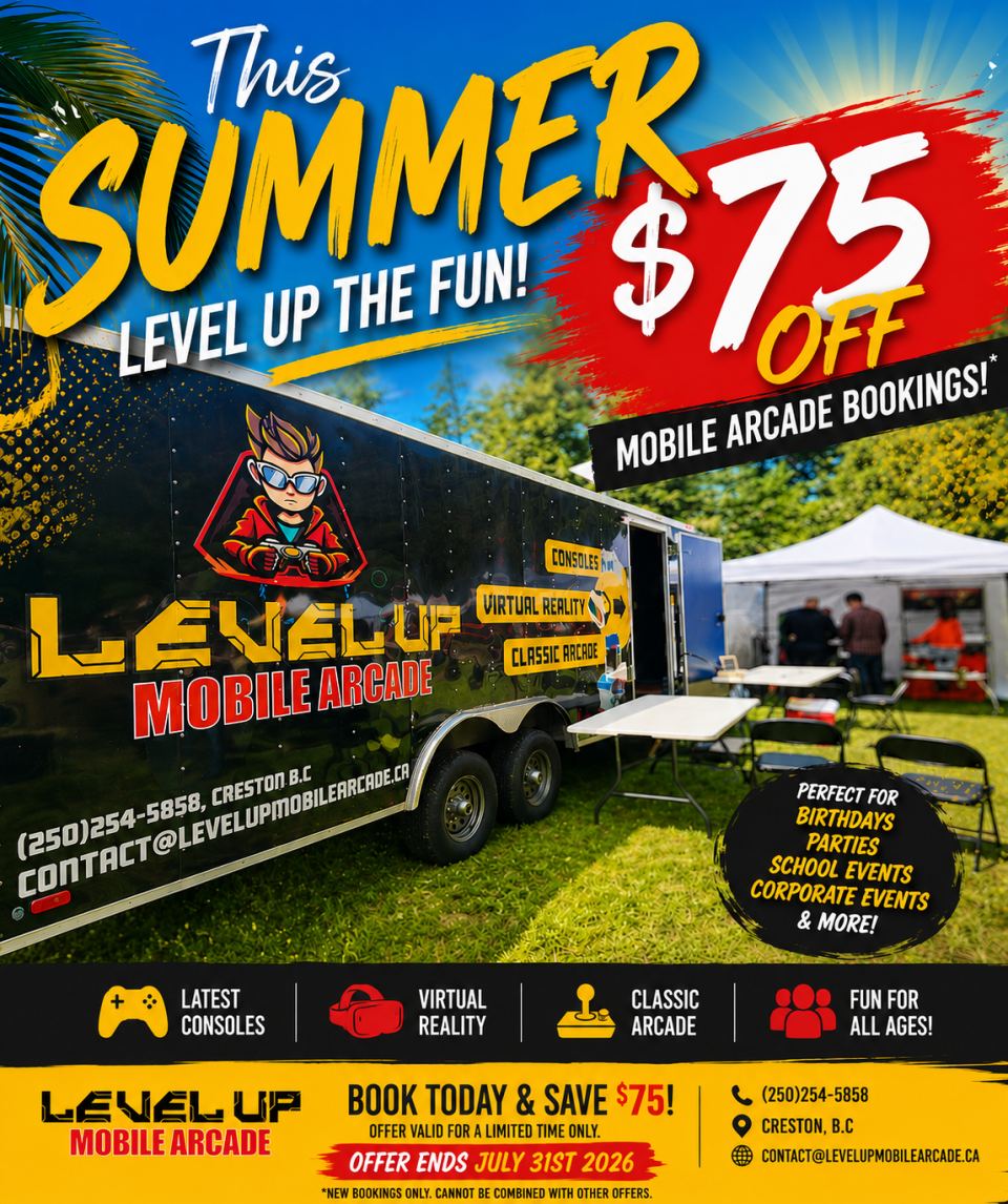 $75 Off Mobile Arcade Bookings this summer