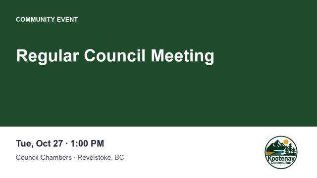 Regular Council Meeting