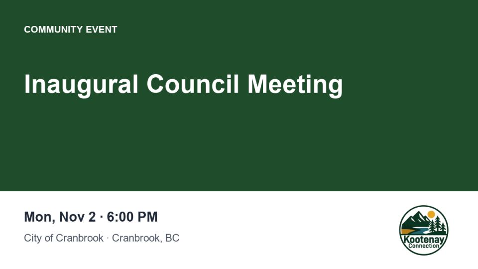 Inaugural Council Meeting