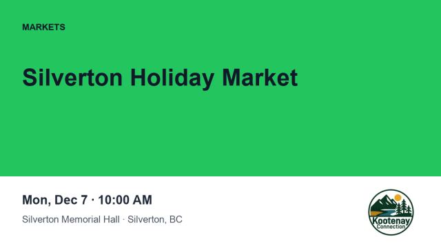 Silverton Holiday Market