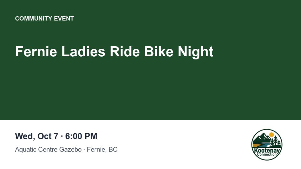 Fernie Ladies Ride Bike Night