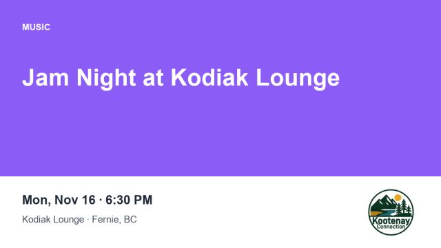 Jam Night at Kodiak Lounge