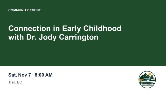 Connection in Early Childhood with Dr. Jody Carrington