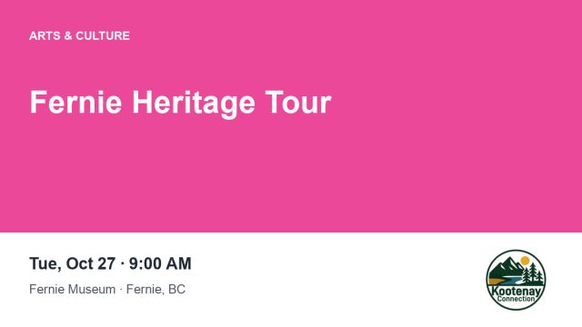 Fernie Heritage Tour