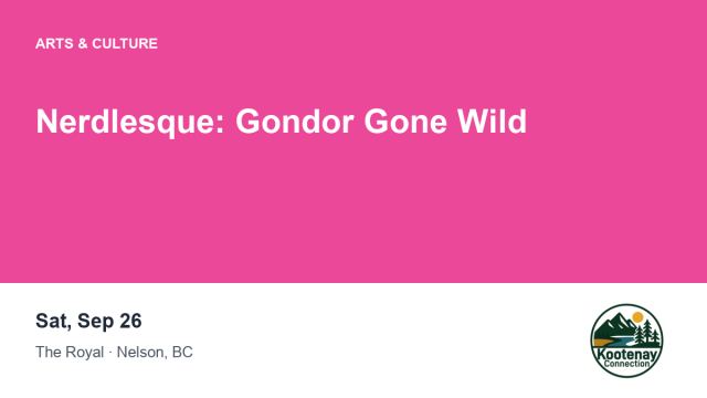 Nerdlesque: Gondor Gone Wild