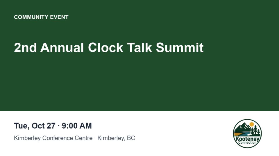 2nd Annual Clock Talk Summit