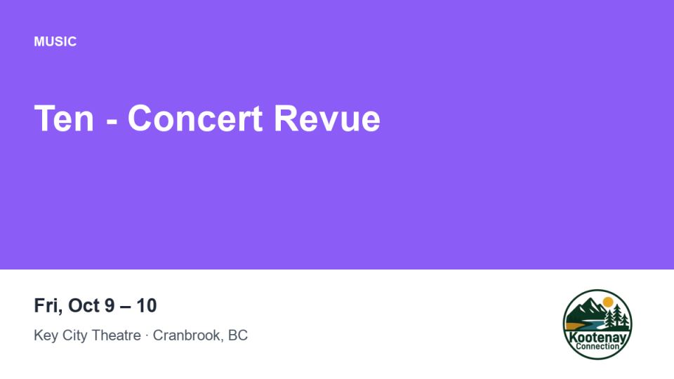Ten - Concert Revue